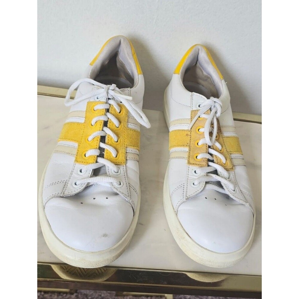 Tory Burch Howell Court Striped Sneakers.